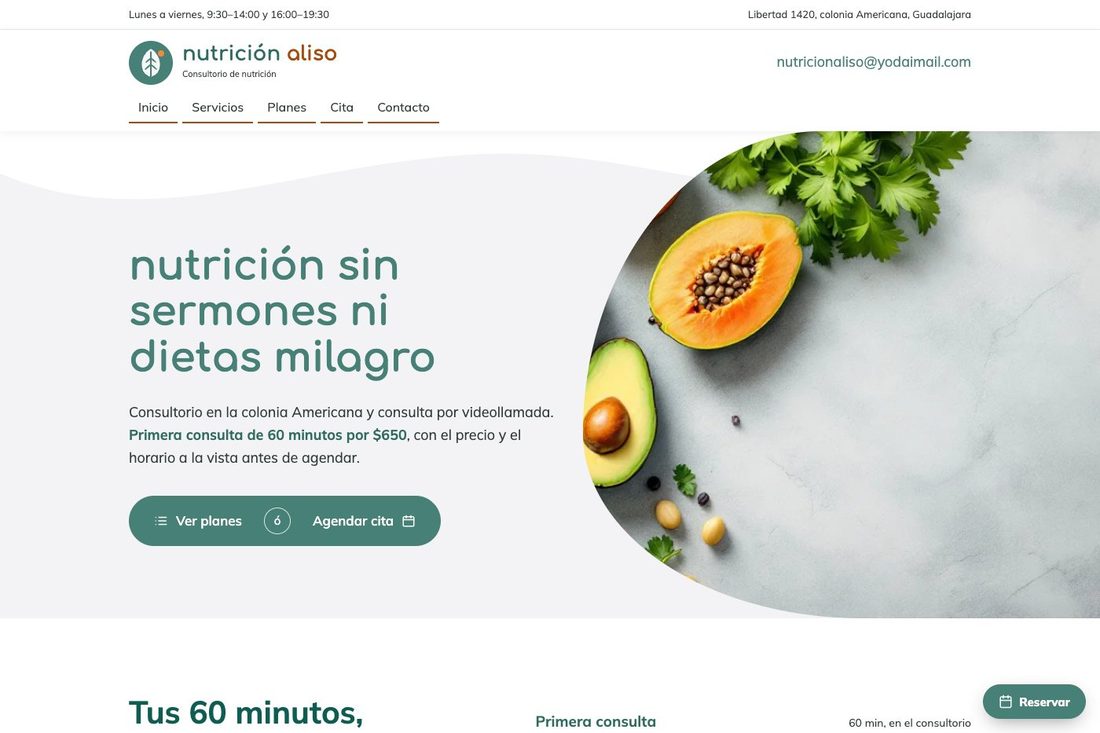 Nutrición Aliso